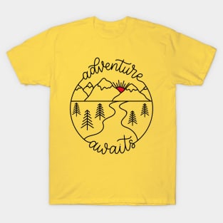 Camping Adventure Awaits T-Shirt